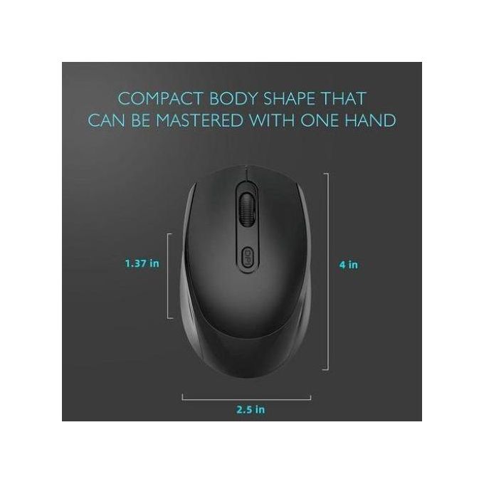 Hifinit Souris Bluetooth sans fil double mode 2.4G Souris sans fil rechargeable — photo 8