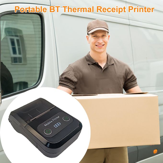 Mini Imprimante Thermique 58mm Portable Sans Fil Rechargeable POS Mobile — photo 5