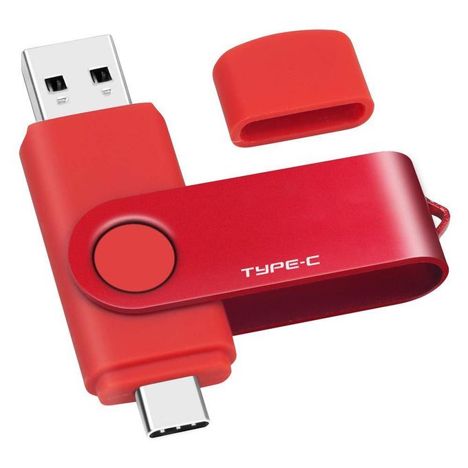 Clé USB 2 To - 2 en 1 USB 3.0 Type-C haute vitesse, mémoire portable 2000 Go