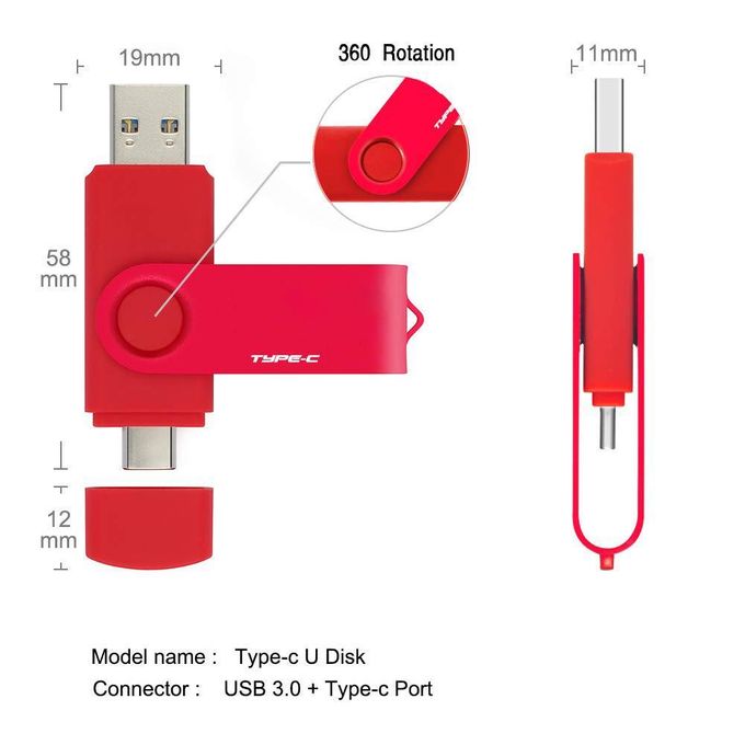 2TB USB Flash Drive – 2-in-1 USB 3.0 and Type-C, High-Speed Portable Storage — photo 5