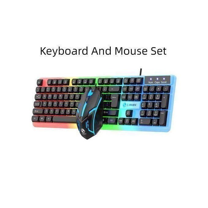 Ensemble Clavier Et Souris Filaire 104 Touches Clavier Gaming Échangeable à Chaud Lumière RGB Pour Mac Windows Ordinateur PC Gamers Portable Bureau — photo 5