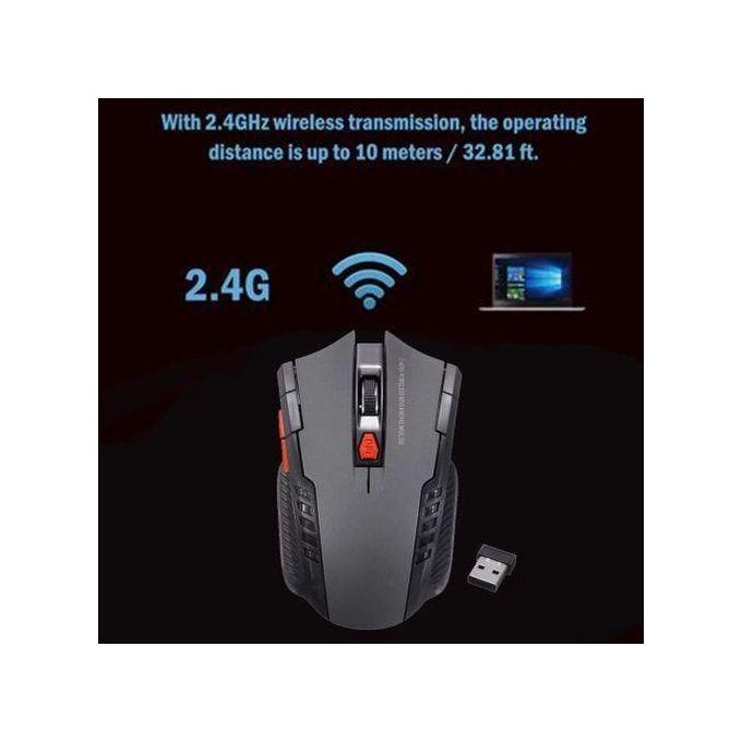 Souris De Jeu Sans Fil 2,4 GHz - Gris — photo 5