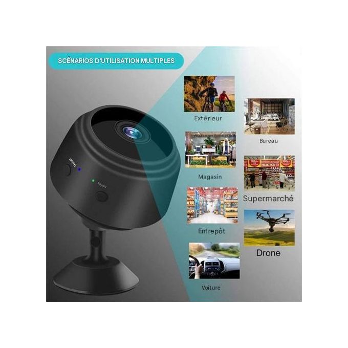 Hidden Wireless WiFi Security Camera 1080P with Magnetic Base — photo 3