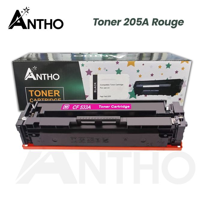 ANTHO Toner compatible 205A Rouge - CF533A - Ant - Rouge