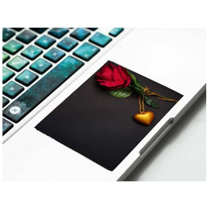 Autocollant pc portable fleur de rose — photo 2