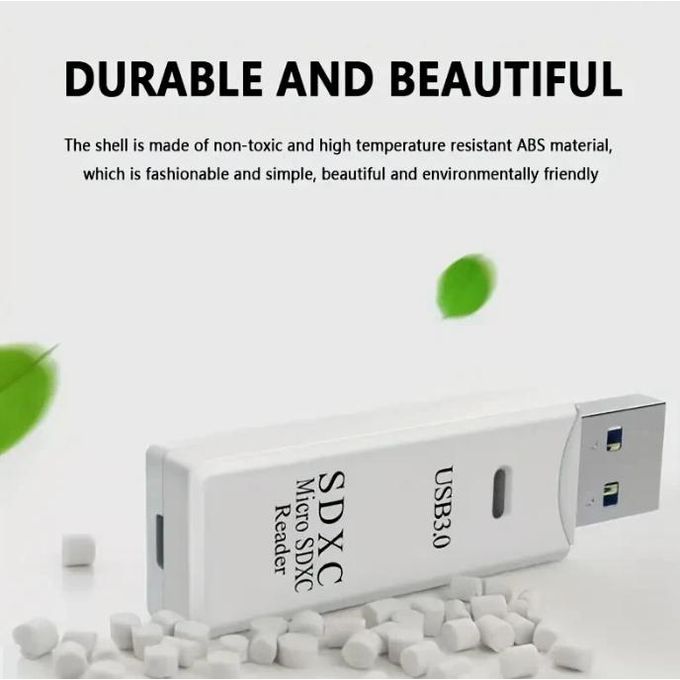 USB 3.0 Memory Card Reader and Adapter Set (Micro SD, SDHC, TF) for PC, Laptop and Camera — photo 6